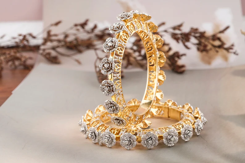 Diamond Bangles - The Balaji Jewellers​