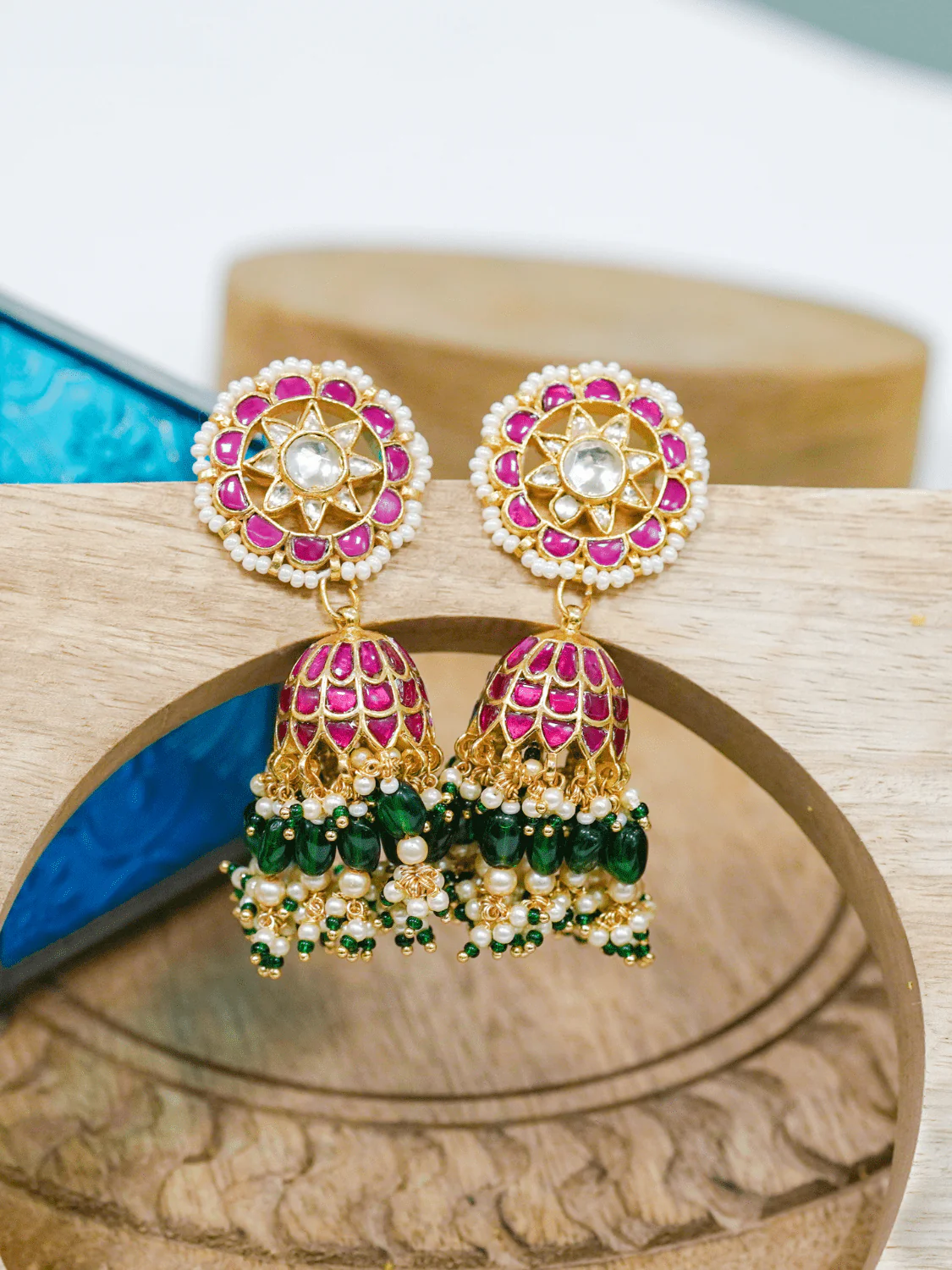 Kundan Jhumkas - The Balaji Jewellers