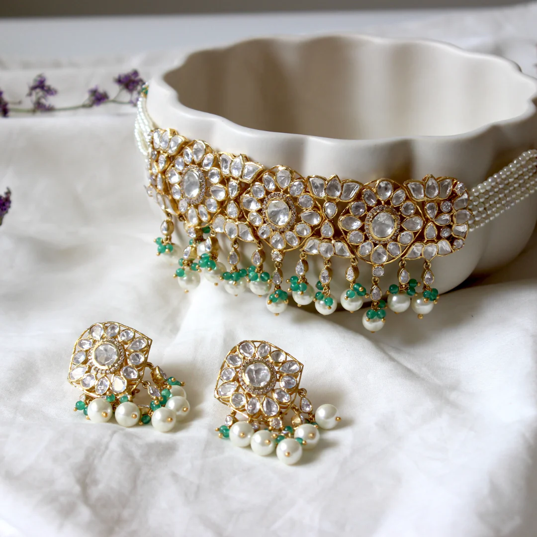 Polki Necklace - The Balaji Jewellers