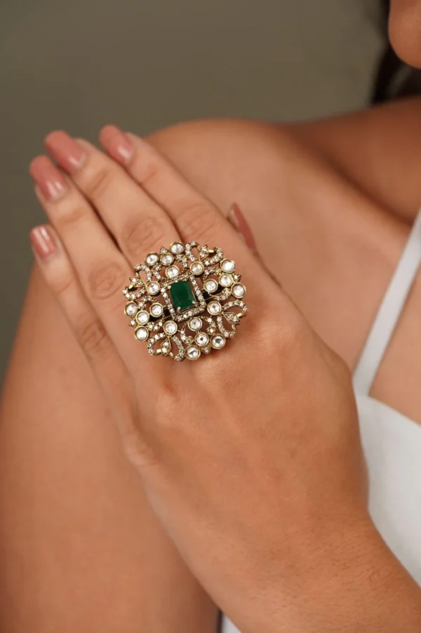 Polki Ring - The Balaji Jewellers - 4