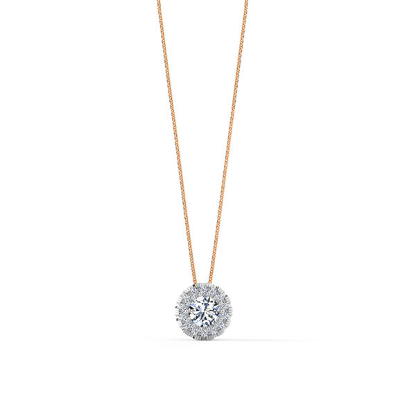 Solitaire Pendant - The Balaji Jewellers - 4