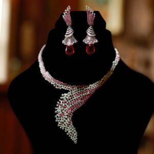 Diamond Necklace Set - The Balaji Jewellers