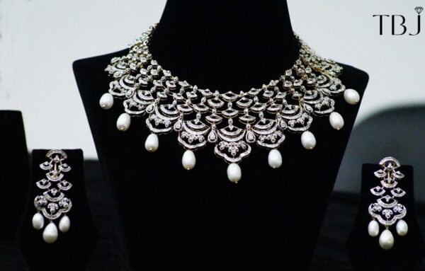 Diamond Necklace Set - The Balaji Jewellers