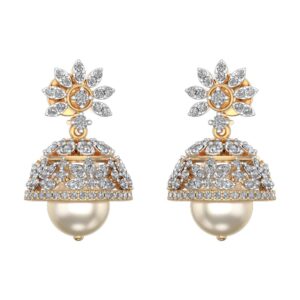 Diamond Jhumka - The Balaji Jewellers - 10