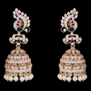 Diamond Jhumka - The Balaji Jewellers - 3