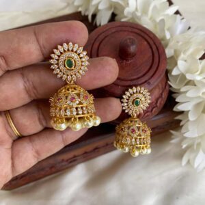 Diamond Jhumka - The Balaji Jewellers - 9