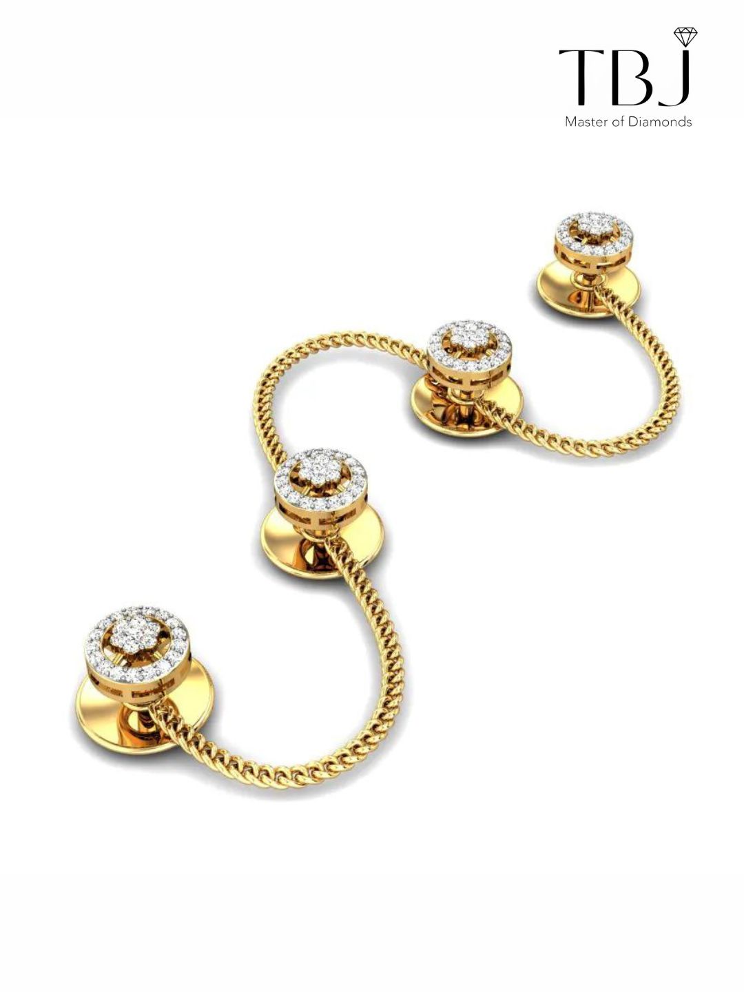 Diamond Kurta Button - The Balaji Jewellers