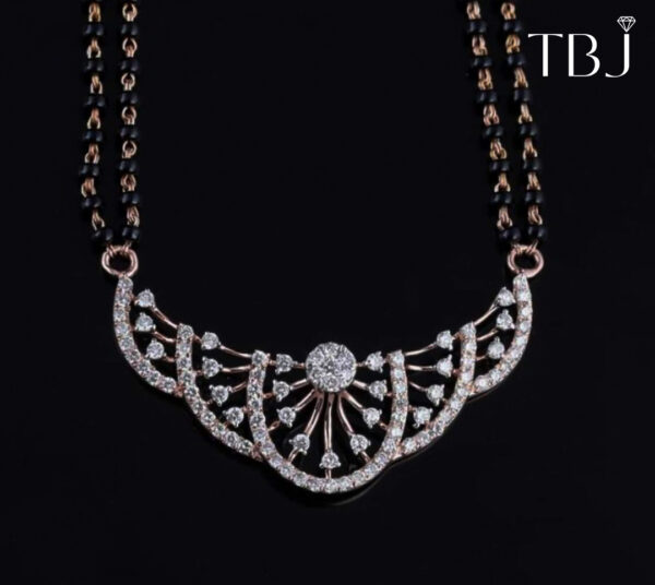 Diamond Mangalsutra - The Balaji Jewellers - 11