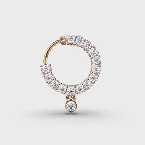 Diamond Nose Pins - The Balaji Jewellers - 10