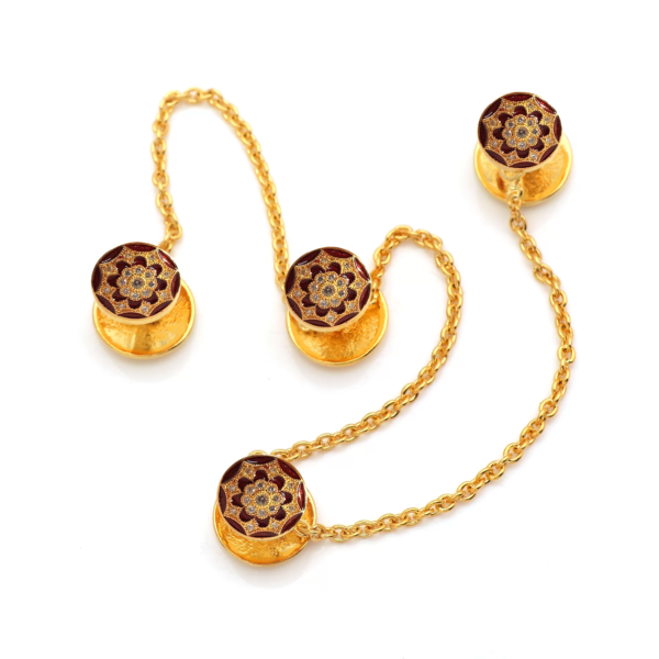 Gold Kurta Button - The Balaji Jewellers - 2