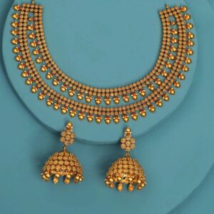 Gold Necklace Set - The Balaji Jewellers - 10