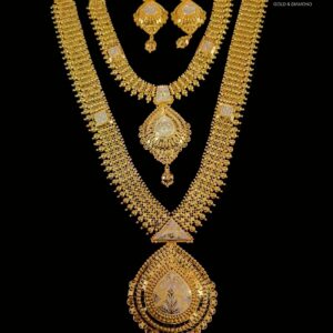 Gold Necklace Set - The Balaji Jewellers - 13