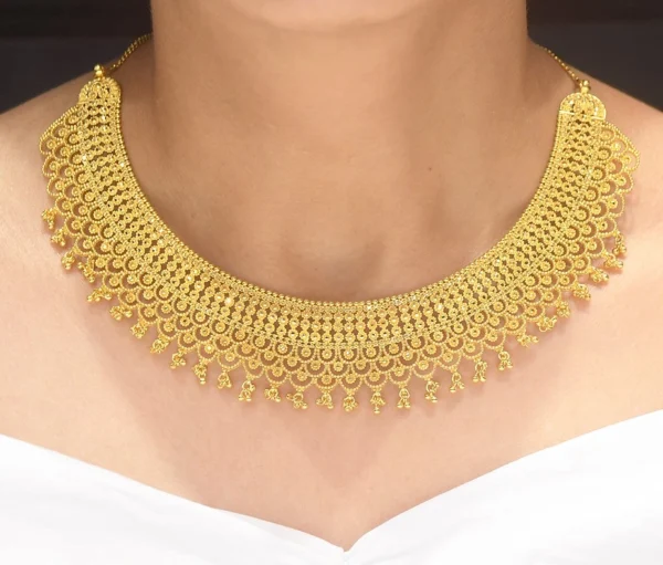Gold Necklace - The Balaji Jewellers - 1