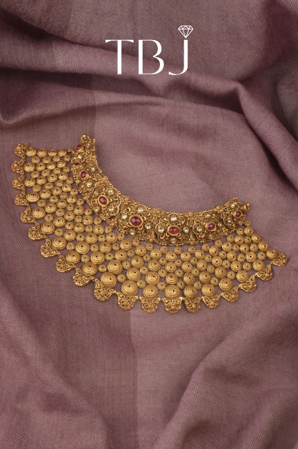 Gold Necklace - The Balaji Jewellers - 8