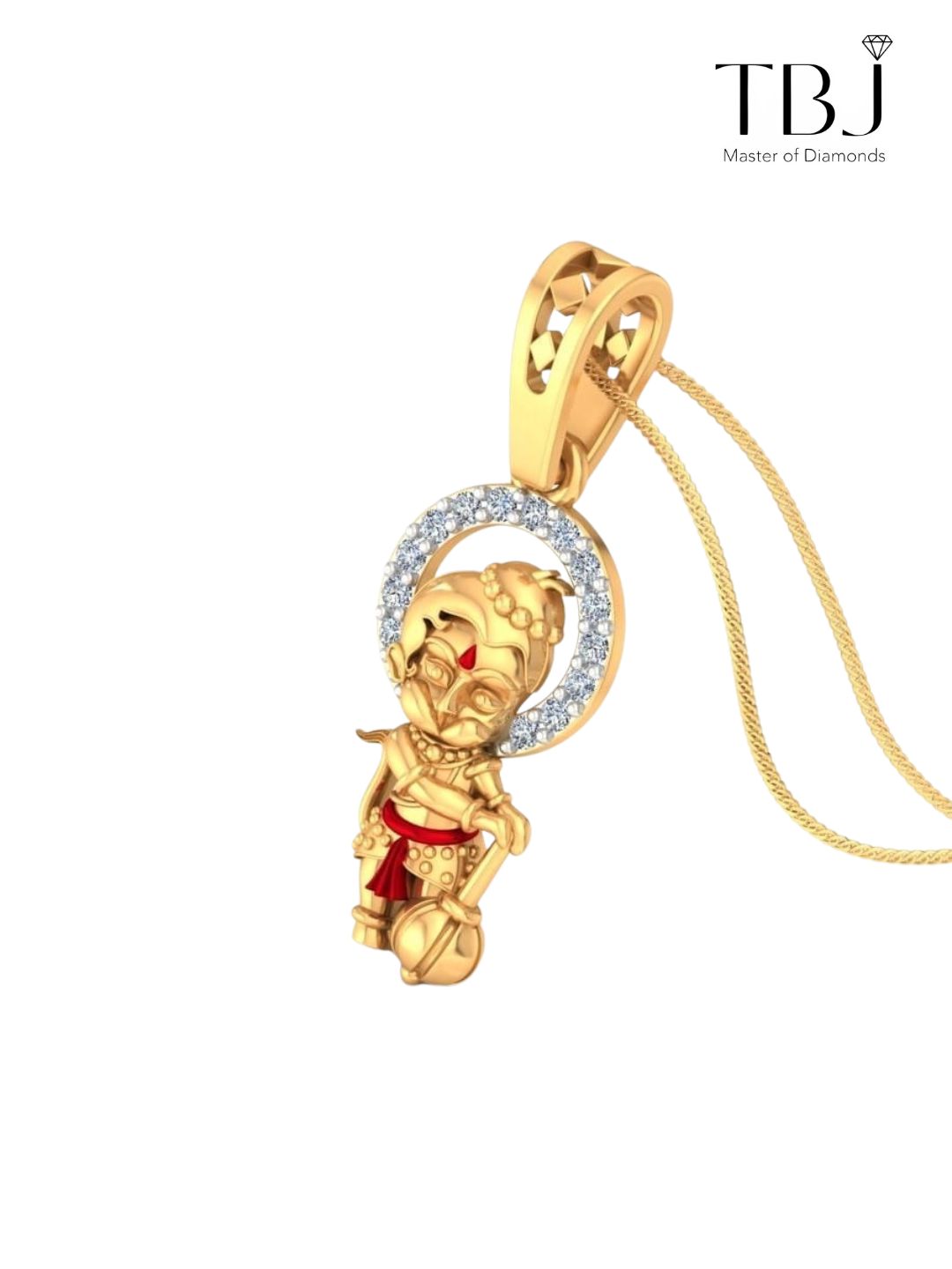 Kids Diamond Pendant - The Balaji Jewellers