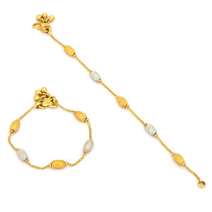 Kids Gold Anklet - The Balaji Jewellers - 4