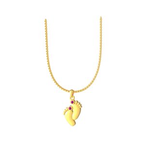 Kids Gold Pendant - The Balaji Jewellers - 3