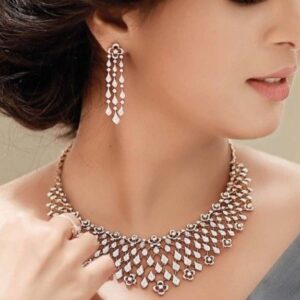 Diamond Necklace Set - The Balaji Jewellers