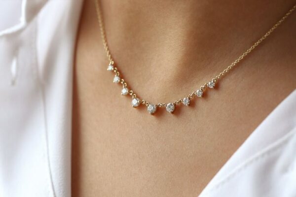 Solitaire Necklace - The Balaji Jewellers - 6