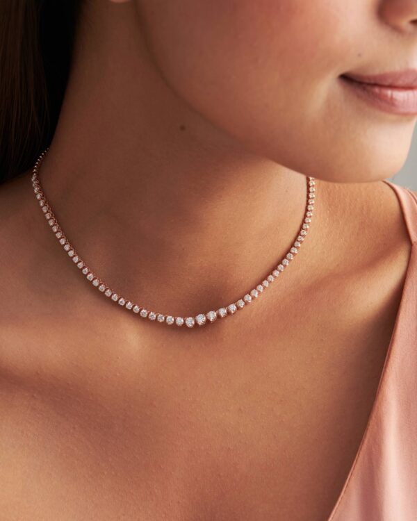 Tennis Necklace - The Balaji Jewelelrs - 8