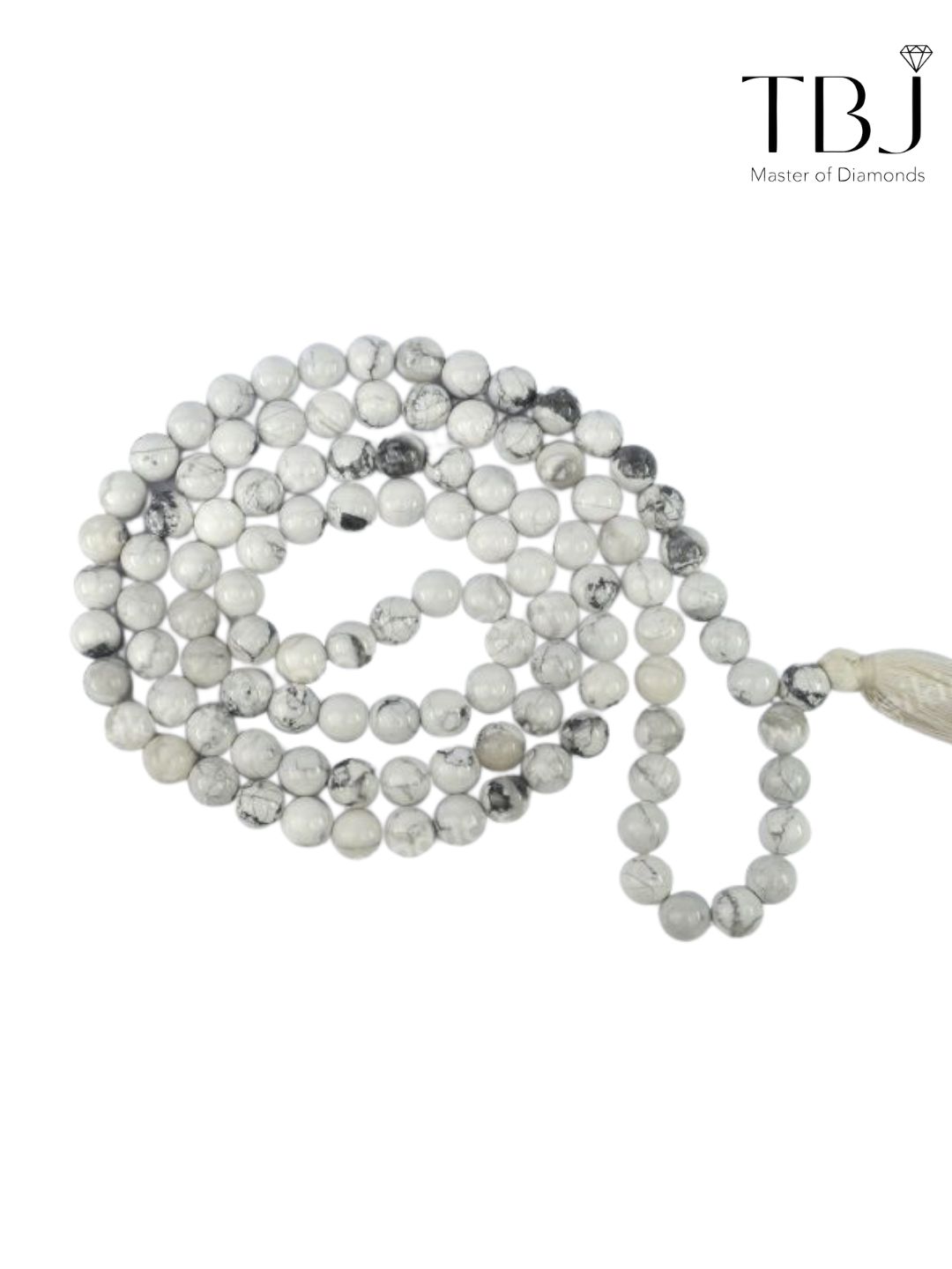 Howlite Stone Mala - The Balaji Jewellers